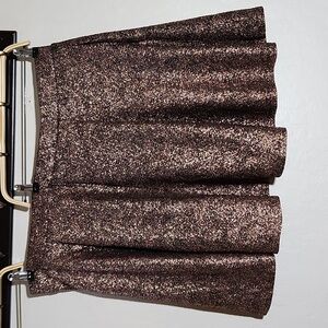 TORRID Stretchy Glam Glittery Metallic Pocket Skirt 4